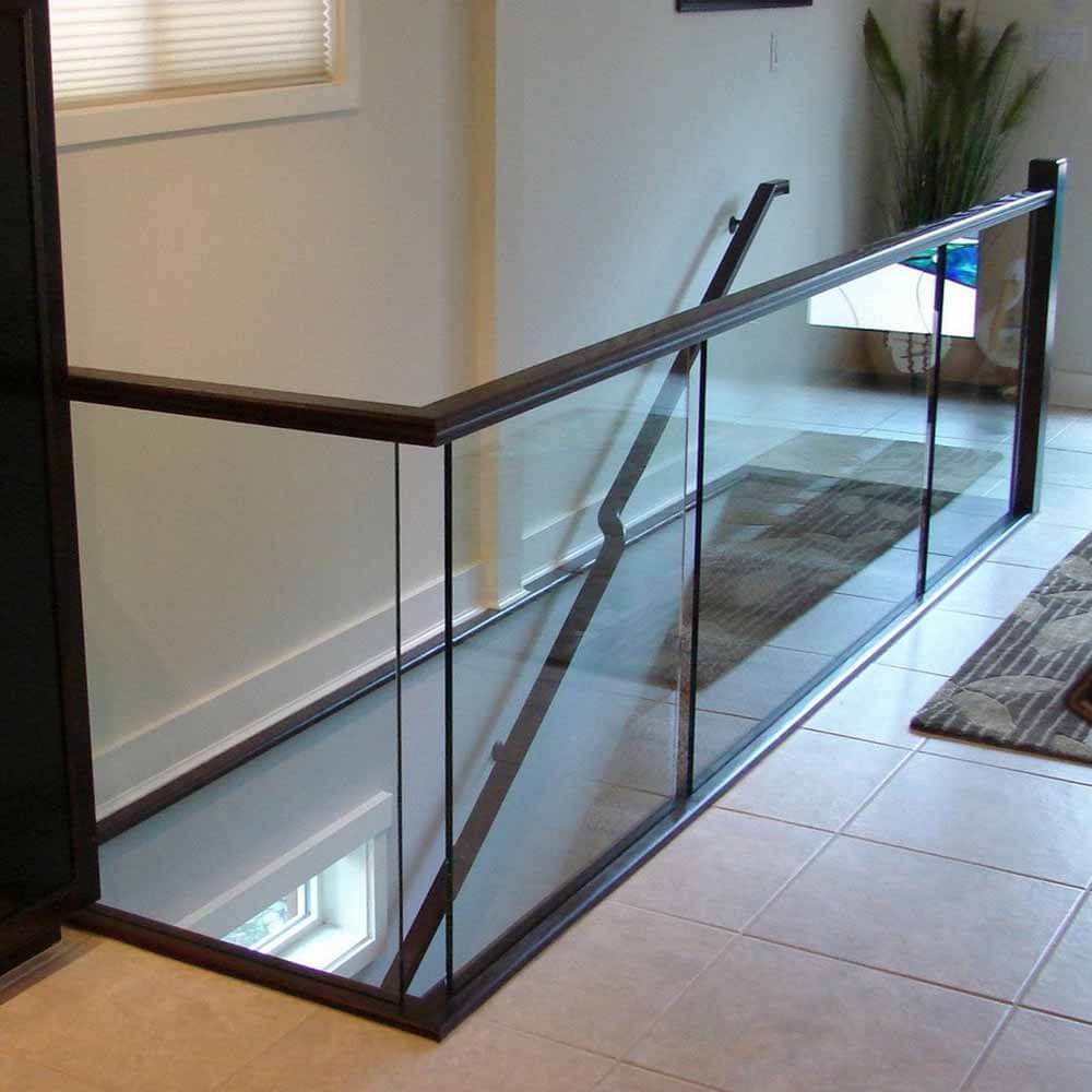 Hollow aluminum channel glass railing - Image 8