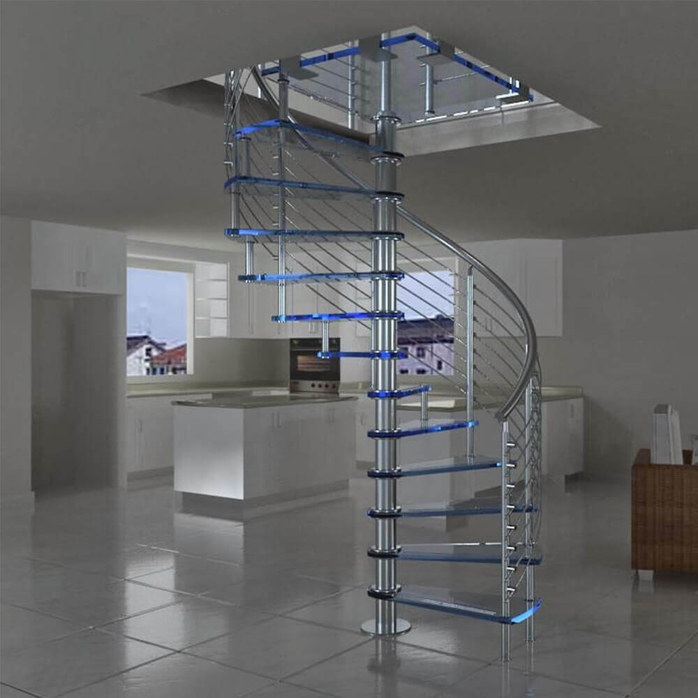 Glass spiral staircase - Image 5